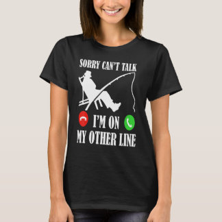 Männer fischen kann nicht reden, dass ich auf der T-Shirt