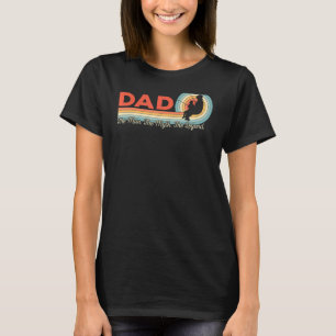 Männer fischen Vater Der Mensch Der Mythos der Leg T-Shirt