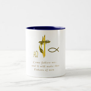 Männer-Fischer Zweifarbige Tasse