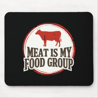 Männer Fleischfresser Fleisch ist Lebensmittelgrup Mousepad