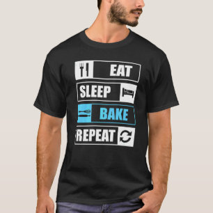 Männer Frauen Backen Bäckerei Hobby Lebensmittel K T-Shirt