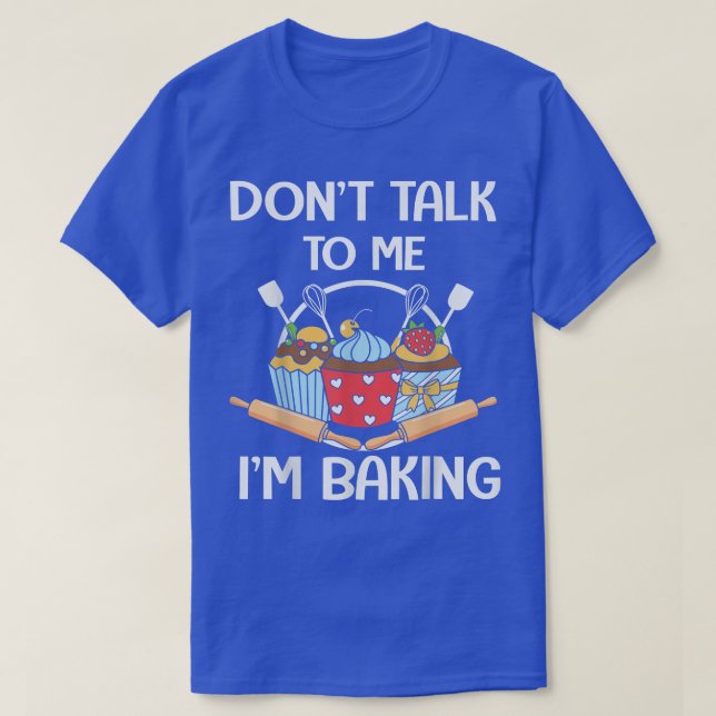 Männer Frauen backen Bäckerei Hobby-Lebensmittel K T-Shirt (Design vorne)