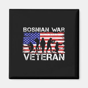 Männer Frauen Bosnier Krieg Veteran Magnet