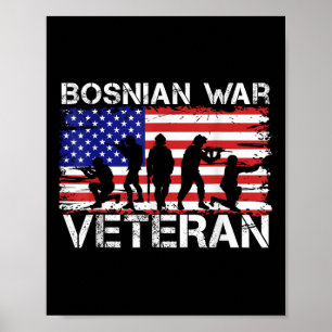 Männer Frauen Bosnier Krieg Veteran Poster