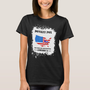 Männer Frauen Esel Pocken Die Krankheit Zerstört T-Shirt