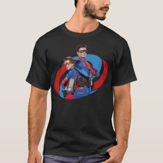 Männer Frauen Hauptmann und Kinder gefährden digit T-Shirt