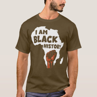 Männer Frauen ich bin schwarze Geschichte Schwarze T-Shirt