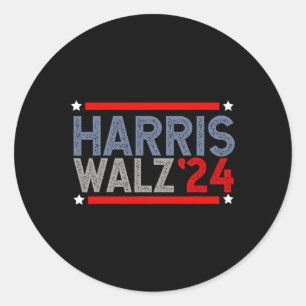 Männer Frauen Kinder Harris Waltz Runder Aufkleber