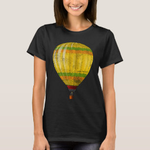 Männer Frauen Liebe Heißluftballons Cool Ballon De T-Shirt