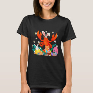Männer Frauen lustig Crawfish Ostersonntag Hase Ei T-Shirt
