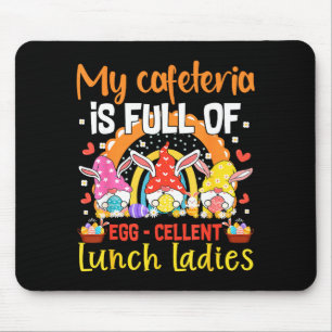 Männer Frauen Osterhase Lunch Lady Schulcafeteria Mousepad