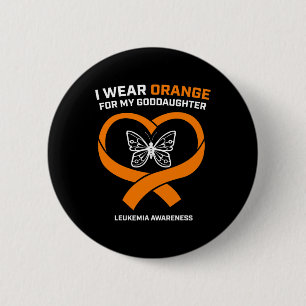 Männer Frauen tragen Orange für meine Tochter Leuk Button