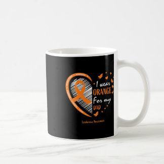 Männer Frauen Vater ich trage Orange für meinen Va Kaffeetasse