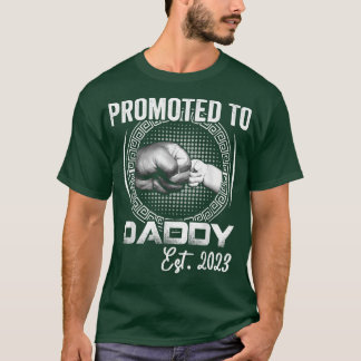 Männer für Daddy Est 2023 Freundliche Schwangersch T-Shirt