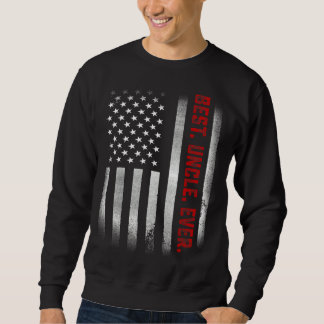 Männer für den besten Onkel je US-Flagge Sweatshirt