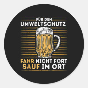 Männer für den Umweltschutz, Runder Aufkleber
