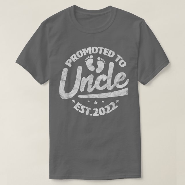 Männer für Onkel 2022 Schwangerschaft Baby Announc T-Shirt (Design vorne)