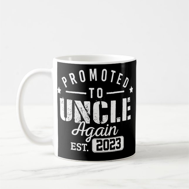 Männer für Onkel wieder 2023 Kinderschwangerschaft Kaffeetasse (Links)