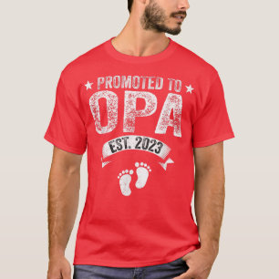 Männer für Opa Est 2023 Funny New Grandfathe bewor T-Shirt