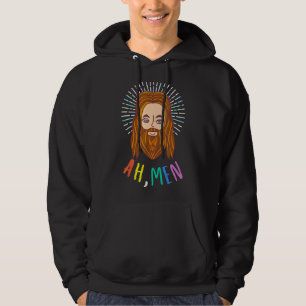 Männer Gay Pride Jesus Regenbogenflagge Christlich Hoodie