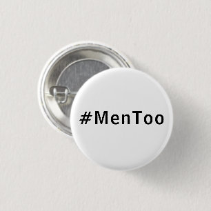 Männer gegen Gewalt gegen Männer Hashtag Button