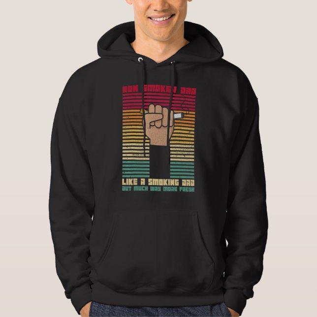 Männer gegen rauchfreie Zigaretten für rauchfreie  Hoodie (Vorderseite)