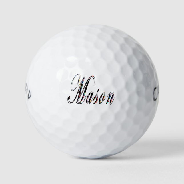 Männer genannt Mason, Golfball (Vorderseite)