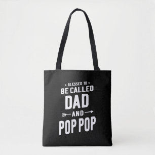 Männer gesegnet, als Vater und Pop-Pop-Väter bezei Tasche