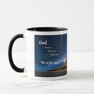Männer - Gott seht zu hören kennt mich Tasse