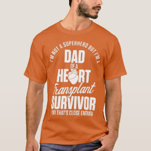 Männer Herztransplantation Empfänger Vater Hero Op T-Shirt