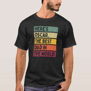 Männer hier ist Oscar der beste Vater der Welt Vat T-Shirt