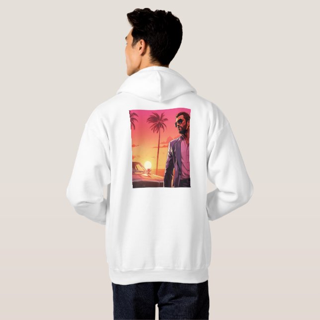 Männer-Hoodie Hoodie (Schwarz voll)