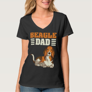 Männer Hundebesitzer Beagle Vater Tier Papa Dog Be T-Shirt