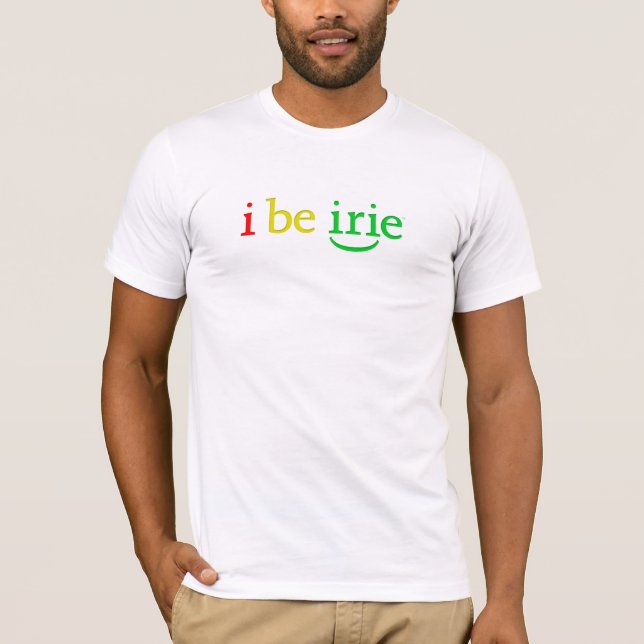 Männer i be irie T - Shirt (Vorderseite)
