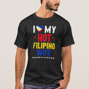 Männer I Liebe Ehefrau Philippinen T-Shirt
