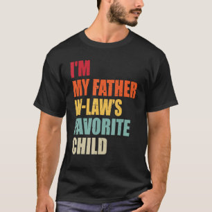 Männer Ich bin das Lieblingskind meines Schwiegerv T-Shirt