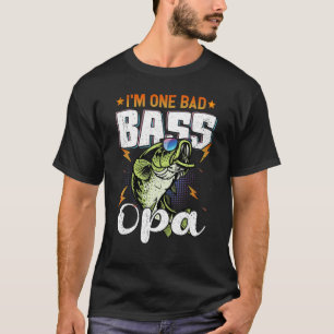 Männer Ich bin ein schlechter Bass-Opa Bassangeln T-Shirt
