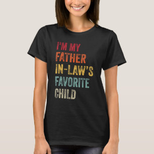 Männer Ich Bin Mein Schwiegervater Lieblingskind V T-Shirt