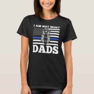 Männer Ich bin nicht die meisten Väter Polizist T-Shirt