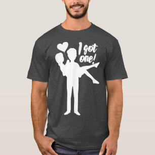 Männer Ich Habe Einen Bräutigam Braut Hochzeit Jun T-Shirt