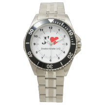 Männer - ich höre hartloses Stahlarmband Armbanduh