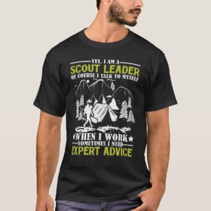 Männer Ich rede mit mir selbst SPL Scout Leaders J T-Shirt