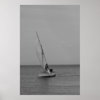 Männer im Meer Poster