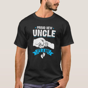 Männer im Retro Männer stolz auf den neuen Onkel E T-Shirt