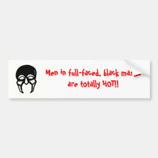 Männer in den schwarzen Masken…. Autoaufkleber
