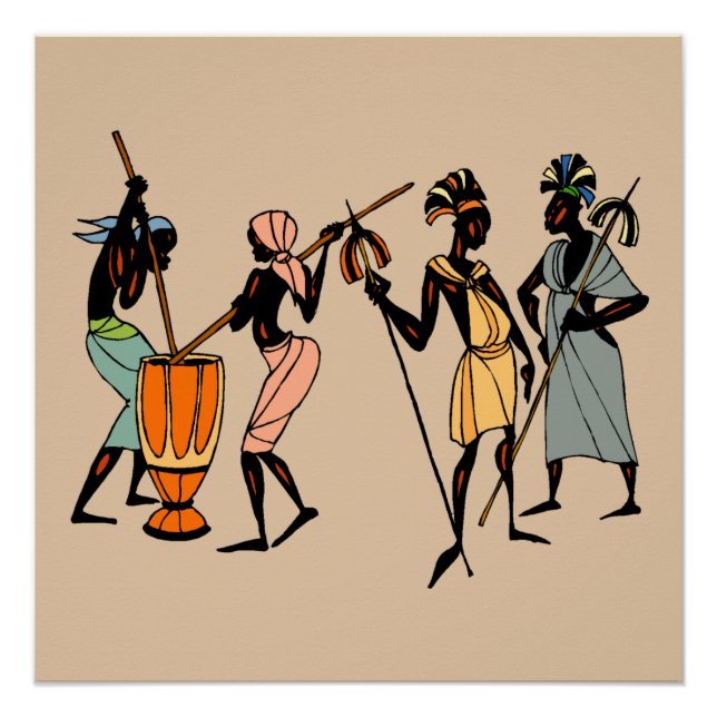 Männer in Kenia Poster (Vorderseite)