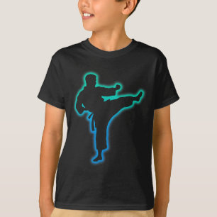 Männer Jungen Taekwondo Bekleidung Kampfsport Kara T-Shirt