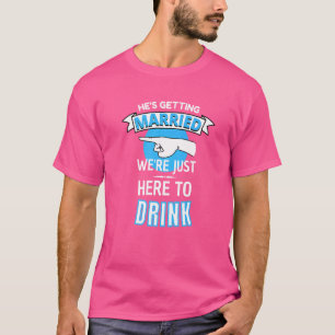 Männer Junggesellenabschied 13 Team Bräutigam Set  T-Shirt
