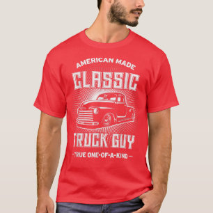 Männer Klassischer LKW-Typ Lustig Vintage Amerikan T-Shirt