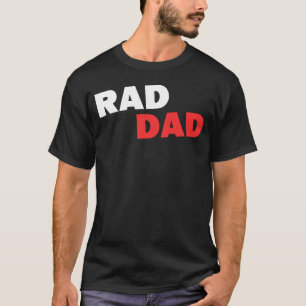 Männer Krasser Vater Retro 80er Cool Daddy Papa T-Shirt